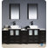 Fresca Torino 84" Modern Double Sink Bathroom Vanity with 3 Side Cabinets and Vessel Sinks