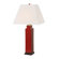 Emissary Home and Garden Tall Square Ceramic Vase Lamp