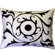 The Sandor Collection Matthias Circle Pillow in White and Black