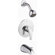 Grohe Eurosmart Tub and Shower Combination Pressure Balance Valve Trim in Starlight Chrome