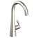 Grohe Ladylux&sup3; One Handle Single Hole Pillar Kitchen Faucet with Watercare