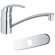 Grohe Eurosmart Single Handle Single Hole Swivel Kitchen Faucet with Spout with Water Care