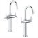 Grohe Atrio Single Hole Vessel Faucet with Double Cross Handles