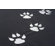 Sit On It Doggie Style Beanbag in Paw Prints Fashionable Grey