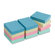 Business Source Adhesive Notes,Plain,1-1/2"x2",100 Sheets per Pad,12 Pads per Pack,Pastel