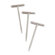 Business Source T-Pins, 9/16" Head Width, 1-1/2" Length, 100 per Box, Silver