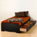 Prepac Sonoma Twin XL Platform Storage Bed