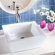 DecoLav Classically Redefined 18"x16" Rectangular Ceramic Vessel Sink with Overflow