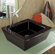 DecoLav Classically Redefined 18"x16" Rectangular Ceramic Vessel Sink with Overflow