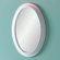 DecoLav Waterfront Oval Mirror in White