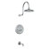 Jado Savina Pressure Balance Diverter Tub and Shower Faucet with Lever Handle