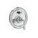 Jado Classic Pressure Balance Diverter Faucet Shower Faucet Trim Only with Lever Handle