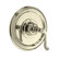 Jado Classic Pressure Balance Thermostatic Faucet Shower Faucet Trim Only with Crystal Lever Handle
