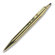 Uchida of America Ballpoint Pen/Stylus,Retractable,Medium Point,4-1/8",Gold