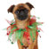 Aria Holiday Heart Scrunchy Dog Neckware