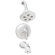 Speakman Alexandria Pressure Balance Valve and Trim Shower Combination and Tub Spout