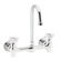 Speakman Commander Wall Mounted Faucet with Double Cross Handles