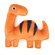 Zanies Dino Bronto Dog Toy