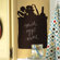 Wallies Tote Bag Chalkboard Accent Vinyl Peel and Stick