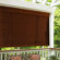 Radiance Imperial Matchstick Bamboo Roll-Up Blind with 6" Valance in Cocoa