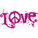 ADZif Blabla Peace and Love Wall Decal