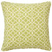 Moroccan Outdoor Square Decorative Pillow in Green