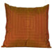 Pyramide Decorative Pillow in Orange