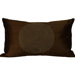 Spiral Decorative Pillow in Chocolate