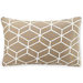 Bethe Tile Linen Pillow in Light Brown