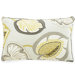 Hosta Lily Cotton Pillow in Celedon