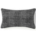 Siggi Gauze Cotton Pillow in Black