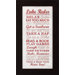 Lake Rules Wall Art
