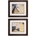 Postcard I / II Wall Art (Set of 2)