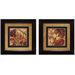 Indian Summer I and II Print Set - 24" x 24"