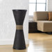 Ubud Rice Husk Wide Flute Floor Vase