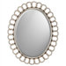 Silver Links Oval Mirror