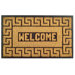  Welcome Greek Key Doormat