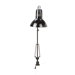 Swing Arm Desk Lamp with Clamp in Black