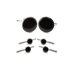 Silver and Onyx Stud Set