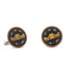 Hand Painted Japan Coin Cufflinks