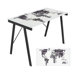 World Map Office Writing Desk