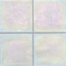 Cristallo Glass 4" x 4" Field Tile in Aquamarine