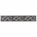 Massalia 1" x 6" Decorative Frieze Accent Strip in Pewter