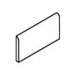 Sandalo 2" x 6" Surface Bullnose in Acacia Beige