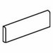 Sandalo 3" x 9" Surface Bullnose in Castillian Gray