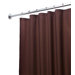 Waterproof Shower Curtain/Liner in Chocolate