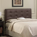 Tufted Leather Upholstered Headboard