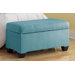 Micro-Suede Bedroom Storage Ottoman