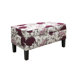 Fabric Storage Ottoman