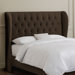 Tufted Wingback Velvet Headboard
